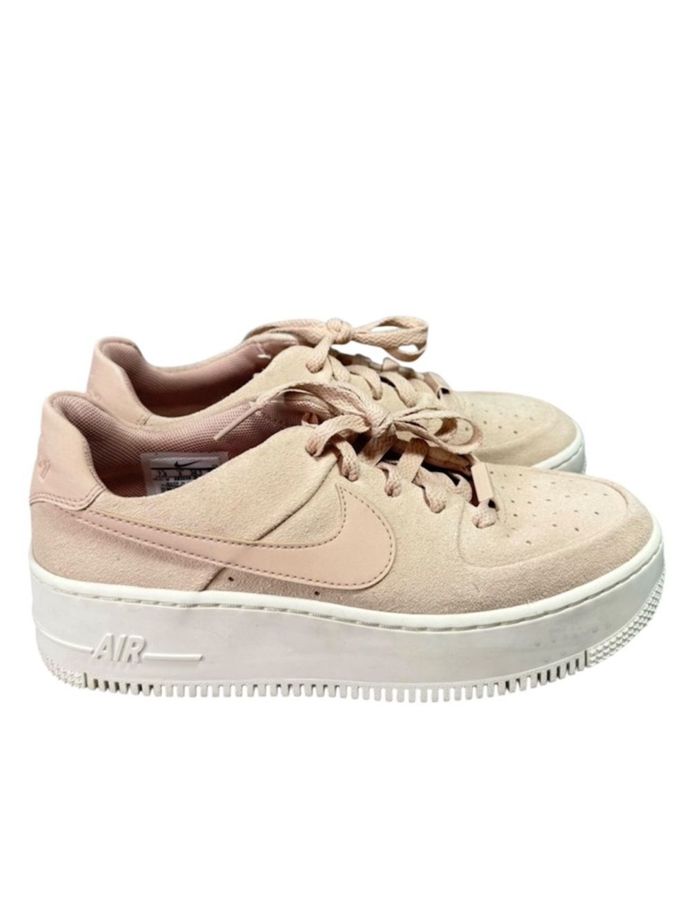 Nike Women's Air Force 1 Sage Low Particle Beige Shoes AR5339-201